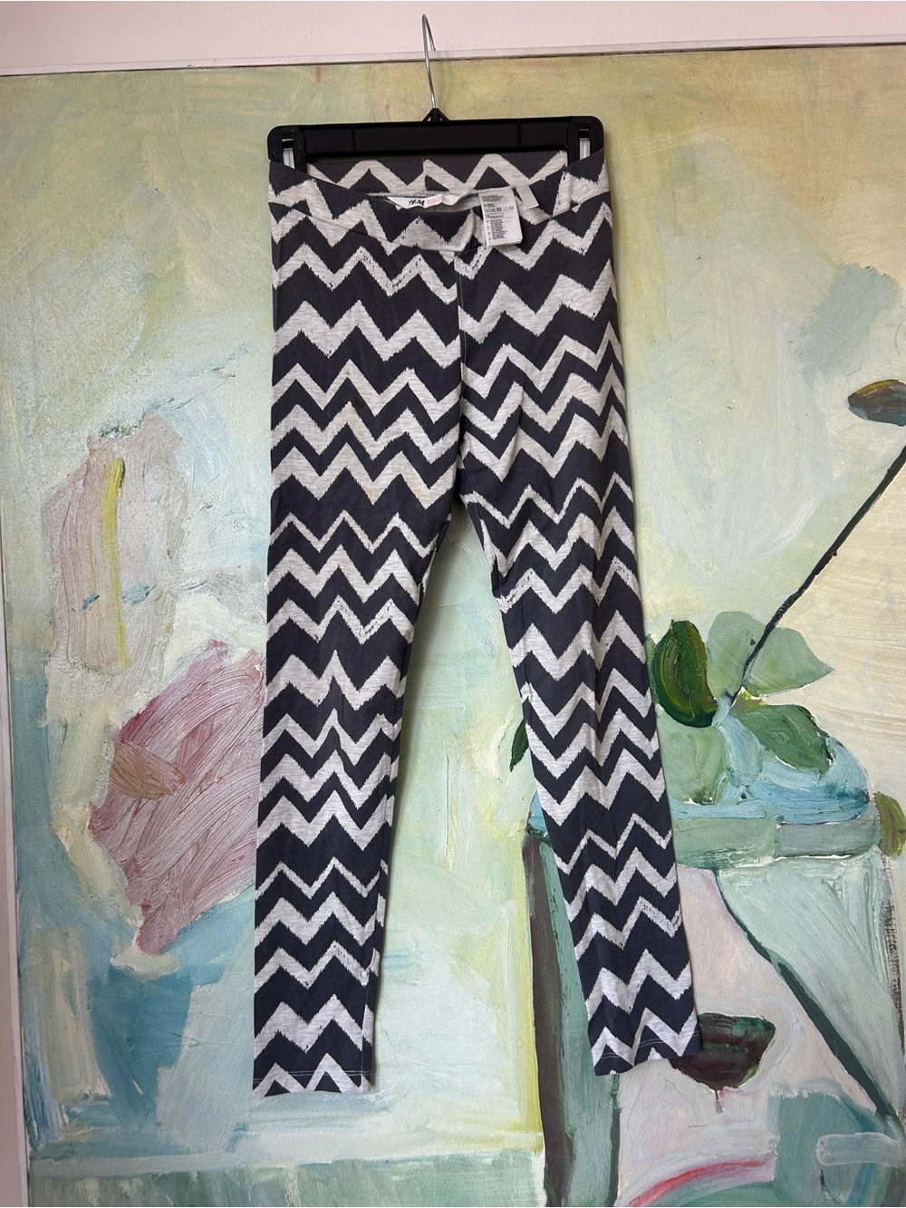 H&M Kids Chevron Leggings - Black & White